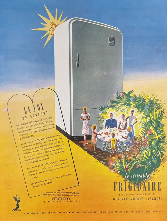 Publicité - Arts Ménagers - Frigidaire - 1950