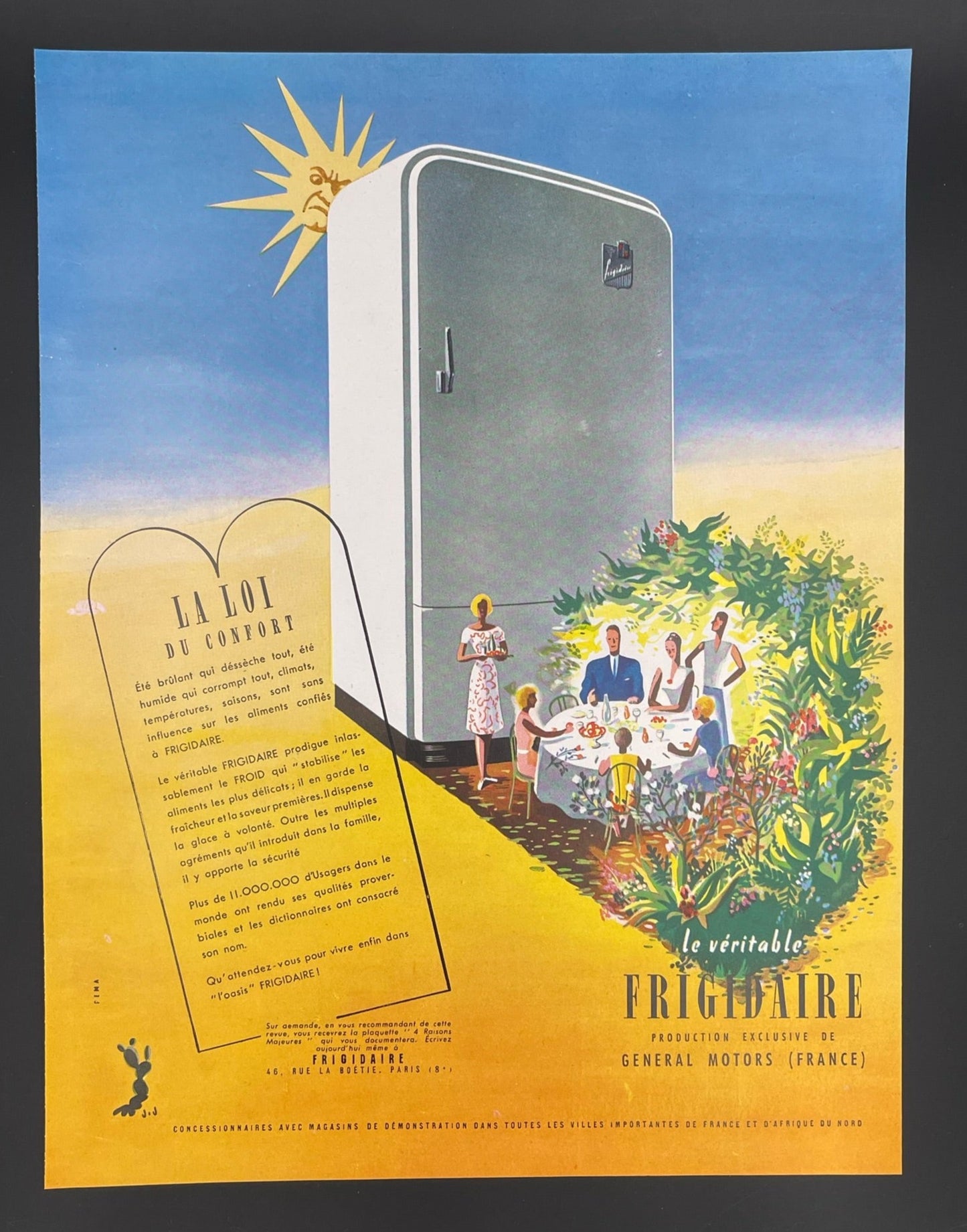Publicité - Arts Ménagers - Frigidaire - 1950