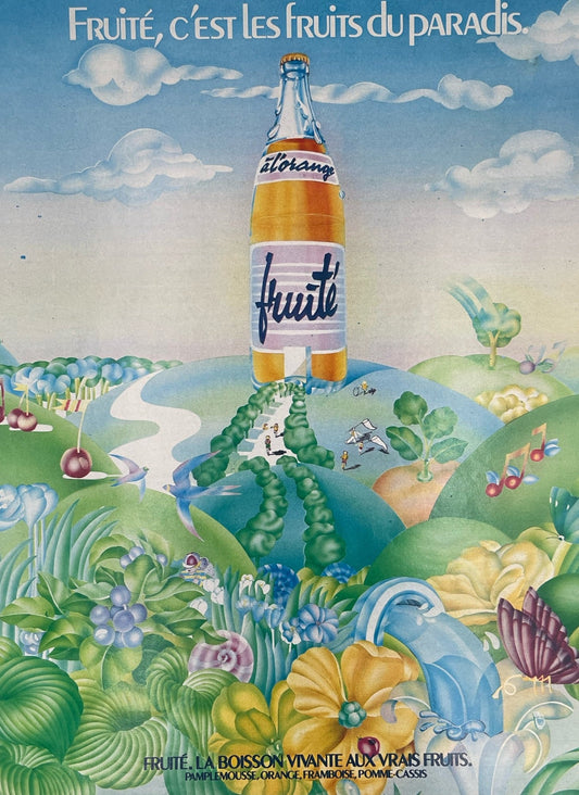 Publicité - Boisson - Fruité - Gauthier - 1972
