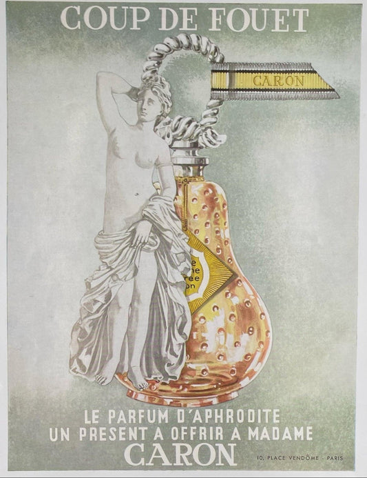 Publicité - Parfum - Caron - Coup de Fouet - 1958