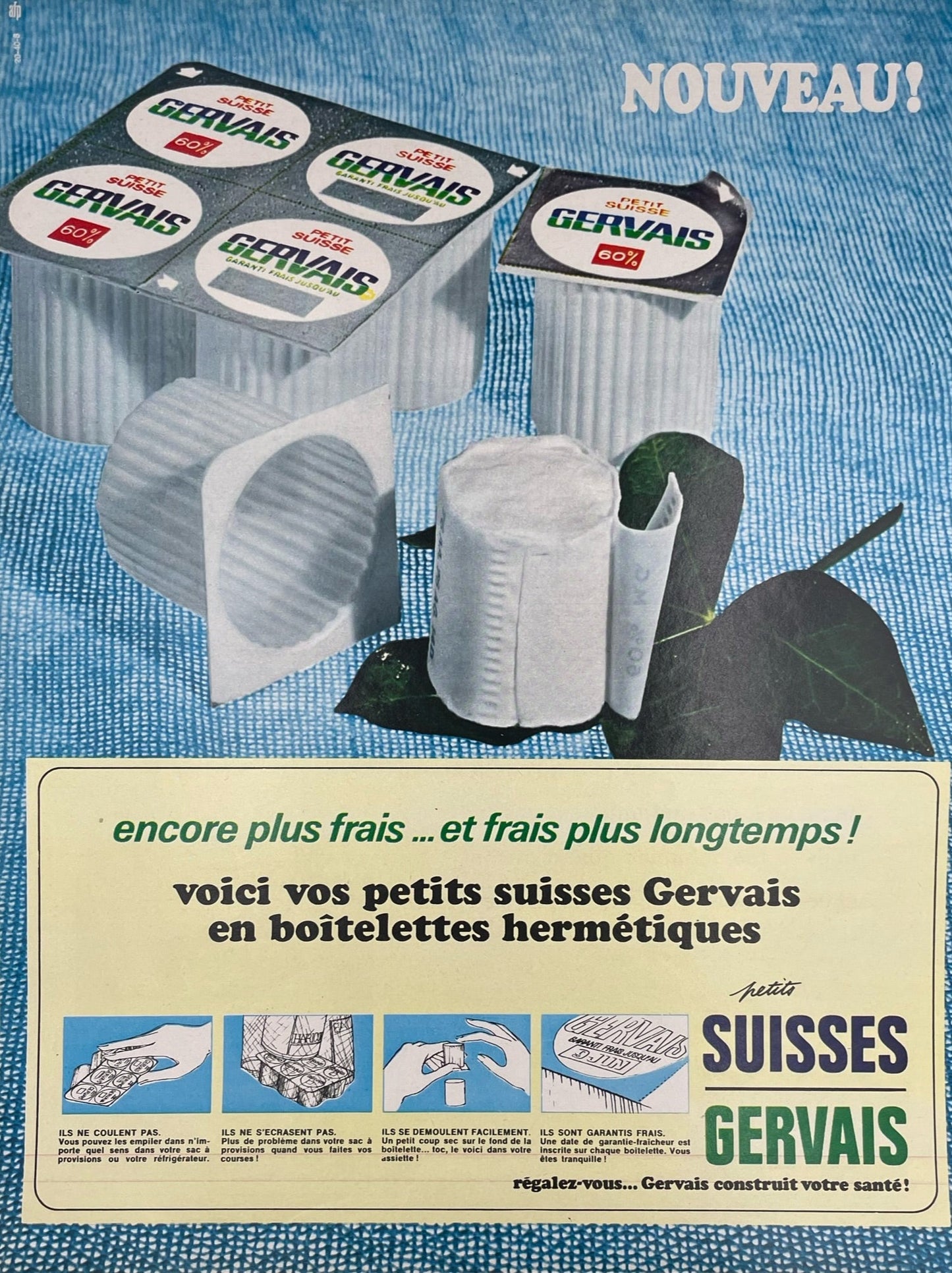 Publicité - Epicerie - Gervais - 1966