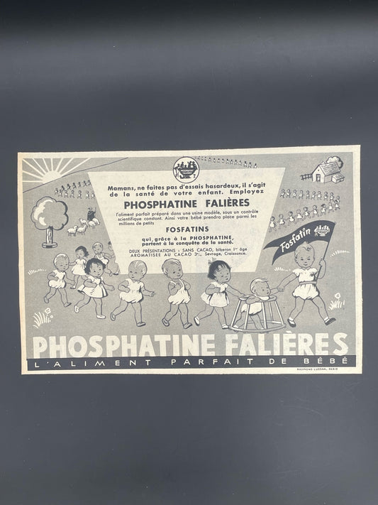 Publicité - Epicerie - Phosphatine Falières - 1953