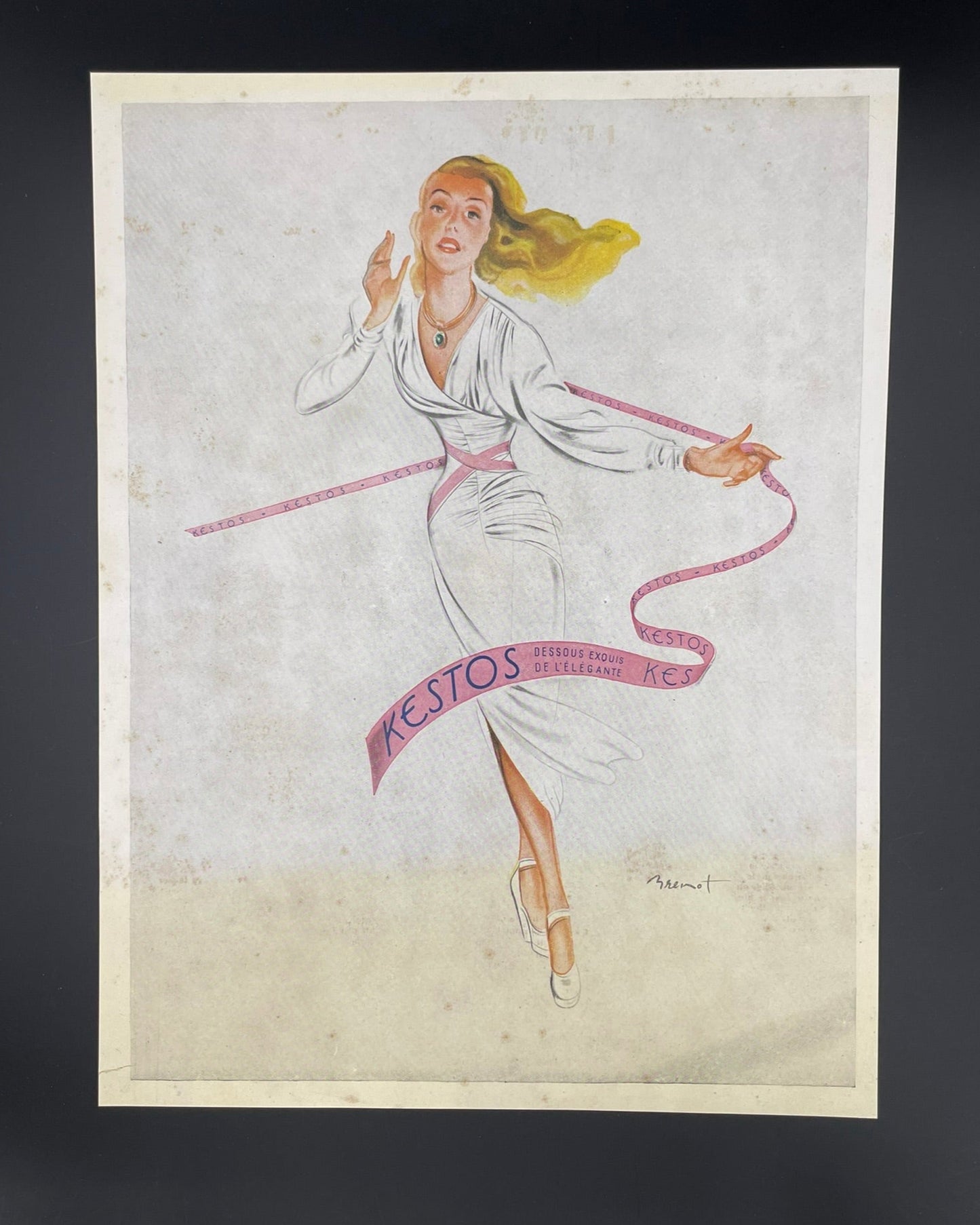 Publicité - Mode - Lingerie - Kestos - Brénot - 1947