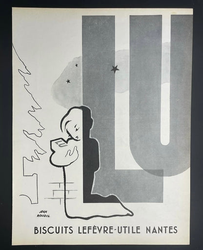 Rétro Réclame -  pub épucerie vintage LU Noël 1951