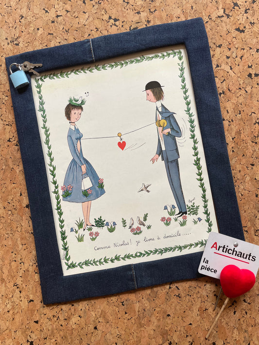 Publicité - Alcool - Maison Nicolas - Peynet - 1958