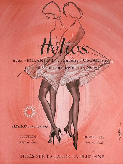 Publicité - Mode - Hélios - Roger Blonde - 1958